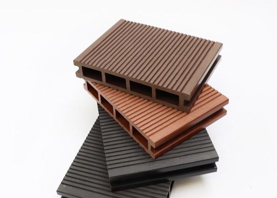 Co Extrusion Exterior WPC Decking Decking Hollow Composite Decking Board