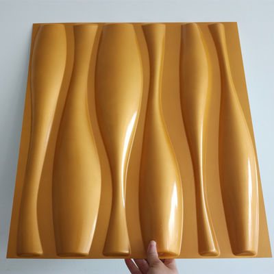 پانل های دیواری سه بعدی تزئینی 50x50cm طراحی مدرن داخلی خانه 100% PVC