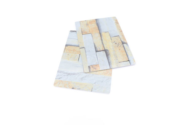 پانل های دیواری تزئینی UV ورق مرمر PVC ضد آب با براق بالا