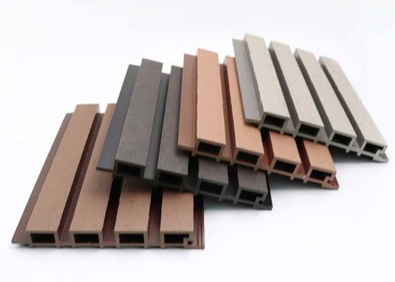 پانل دیواری WPC خارجی 160x24mm تخته دیواری کامپوزیت چوبی توخالی