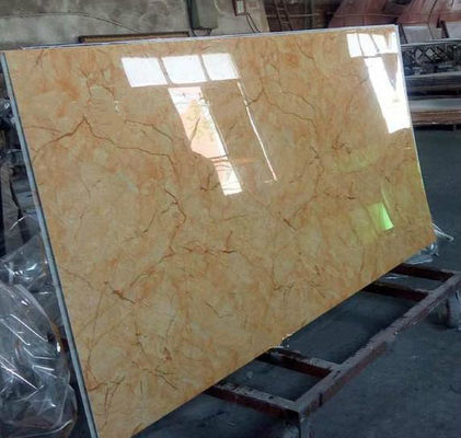 سنگ مرمر داخلی تزئینی داخلی PVC UV ورق مرمر 1220x2800x3mm