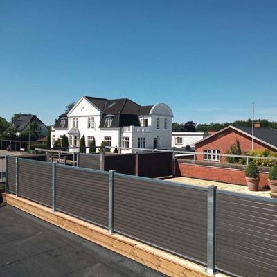 روکش دیوار خارجی کامپوزیت چوب پلاستیک در فضای باز پانل های دیواری PVC WPC