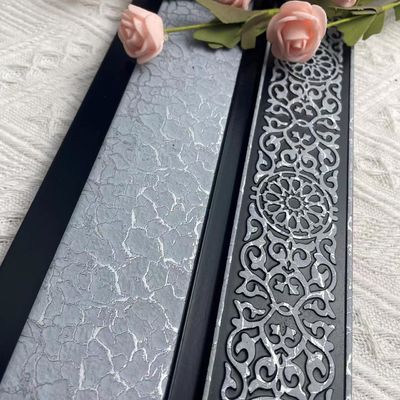 تزئینات ضد آب PS داخلی 3 بعدی دیوار چوبی قالب گیری قرنیز