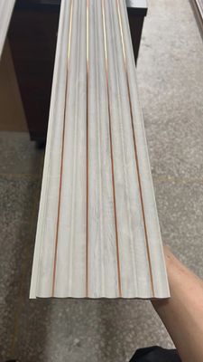 تزئینات ضد آب PS داخلی 3 بعدی دیوار چوبی قالب گیری قرنیز