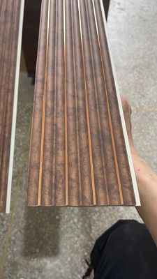 تزئینات ضد آب PS داخلی 3 بعدی دیوار چوبی قالب گیری قرنیز