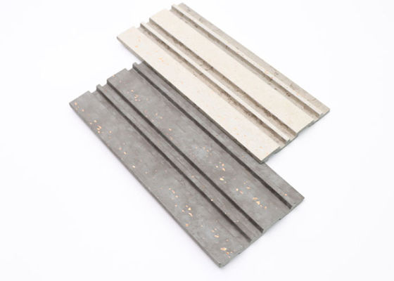 قرنیز قالب گیری PS داخلی 3 بعدی دیوار چوبی دکوراسیون ضد آب