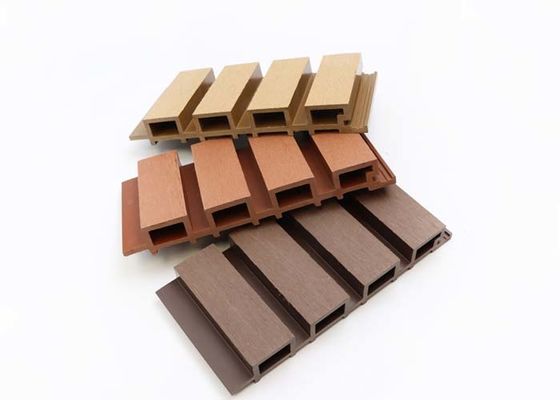 نمای بیرونی کامپوزیت پلاستیکی پانل فلوت دار WPC در فضای باز ضد آب