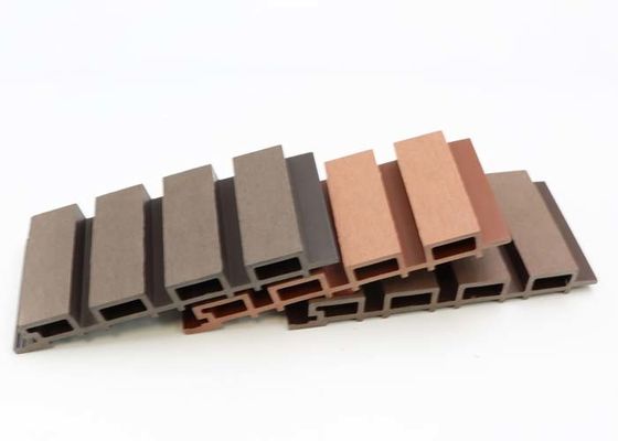 نمای بیرونی کامپوزیت پلاستیکی پانل فلوت دار WPC در فضای باز ضد آب