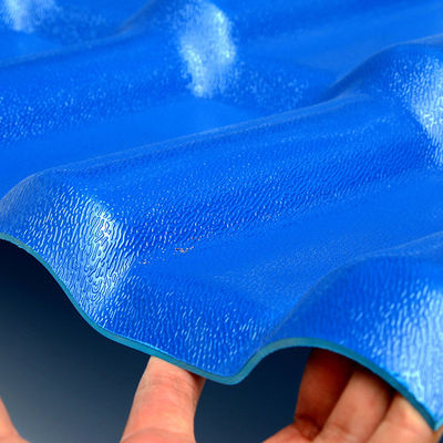 کاشی های سقفی رزینی مصنوعی آسا کاشی های سقف شینگل پی وی سی موجدار ورق های سقف پلاستیکی UPVC