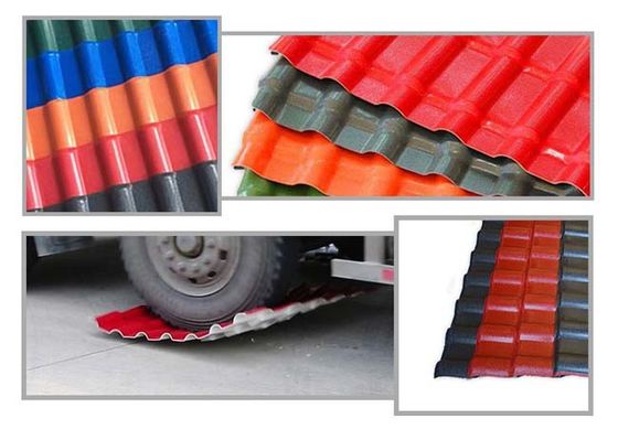 کاشی بام فلزی با روکش سنگی برای کاشی های سقفی نوع کلاسیک / ورق بام فولادی