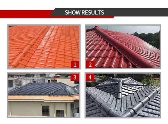 ASA APVC UPVC سقف کاشی PVC ورق های سقفی پلاستیکی موجدار