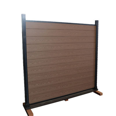 3 بعدی کامپوزیت Wpc Fence Board Wood Grain Wood Wood Wood Composite Fence Board نسوز در فضای باز