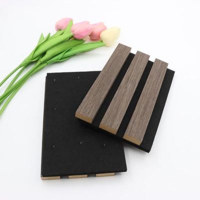 100% پلی استر + ام دی اف با عایق صوتی مربع شکل تخته آکوستیک روکش