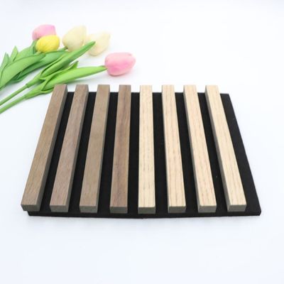 الیاف چوبی تخته پانل های آکوستیک دیواری نفوذ صدا عایق صدا