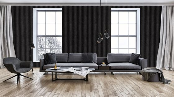 الیاف چوبی تخته پانل های آکوستیک دیواری نفوذ صدا عایق صدا