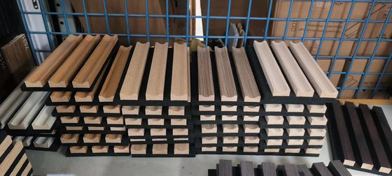 پانل دیواری آکوستیک Wpc پنل چوبی برای تزئینات خانه