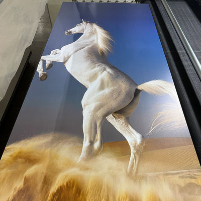 4 * 8 فوت UV PVC ورق مرمر ضد آب چاپ گرم / 3D چاپی پانل های داخلی تابلو های UV