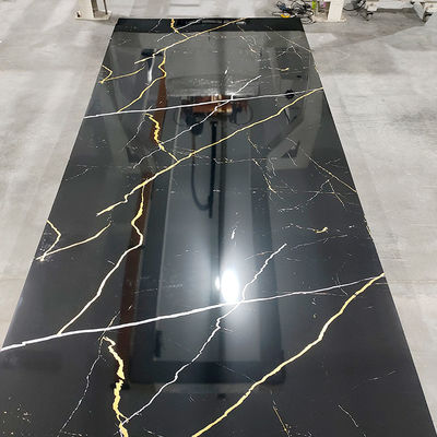 4 * 8 فوت UV PVC ورق مرمر ضد آب چاپ گرم / 3D چاپی پانل های داخلی تابلو های UV