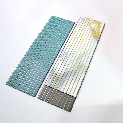 پانل سقف پی وی سی دکوراسیون منزل مدرن به عنوان تخته دیوار، پانل دیواری پی وی سی با بافت سه بعدی برای دیوار اتاق نشیمن و اتاق خواب