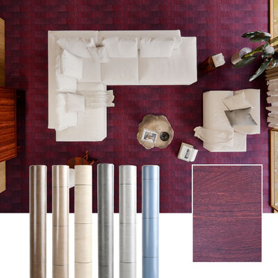 برچسب کفپوش وینیل خود چسب 0.3 میلی متری ممتاز برای خانه و دفتر کار