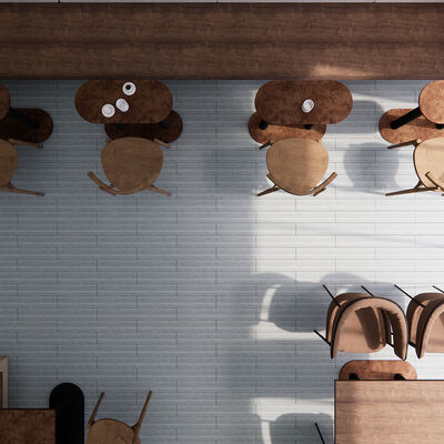 آسان برای نصب و قابل برداشتن فلمی تزئینی کف با الگوهای واقعی