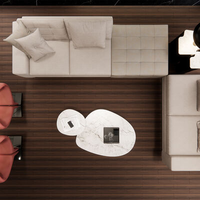 برچسب کف اداری وینیل خود چسب بدون نیاز به ابزار یا چسب، به روز رسانی آسان کف DIY