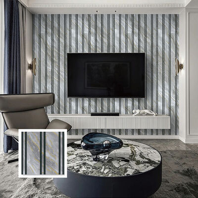 پانل دیواری سقف فلوت دار PVC با نصب آسان مقاوم در برابر رطوبت برای دکوراسیون دیوار سقفی داخلی مدرن