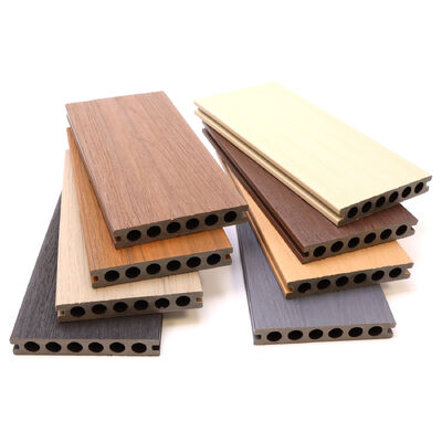 مقاومت در برابر آب و هوا پنل دیواری WPC در فضای باز چوب کامپوزیت ضد آب برای برنامه های دیواری خارجی