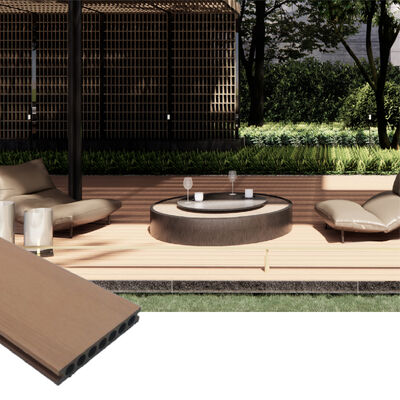Outdoor Waterproof WPC Decking Boards for Poolside and Landscape Projects with Weather Resistance