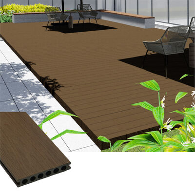 Outdoor Waterproof WPC Decking Boards for Poolside and Landscape Projects with Weather Resistance