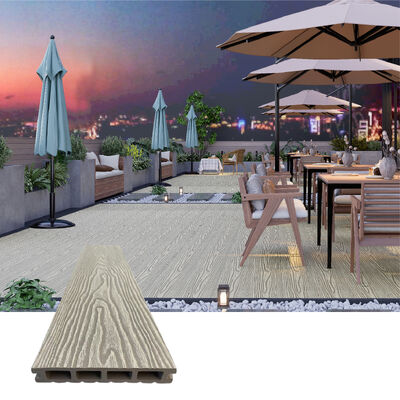 پانل دیواری بیرونی WPC پانل های چوبی ترکیبی ضد آب برای تزئین ساختمان