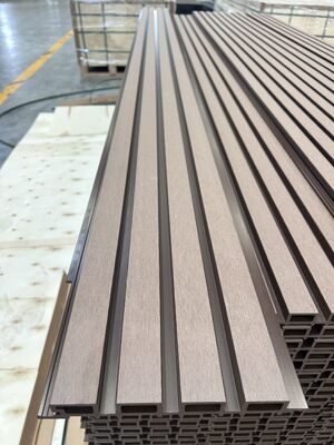 دوامدار ضد آتش بیرونی WPC کامپوزیت Toungue And Groove پانل های دیواری PVC دیواری