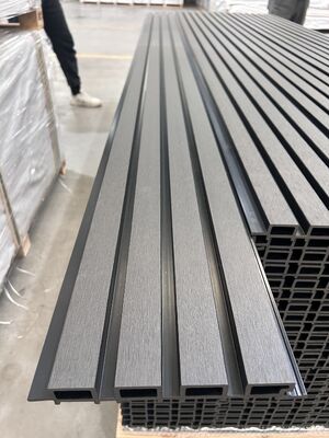 بهترین فروش ضد آتش چوب Wpc کامپوزیت 219x26 پانل دیواری بیرونی پوشش Co سبک اکستروژن