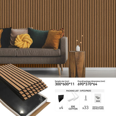 Acoustic Wall Panel for Interior Sound Absorption and Decoration