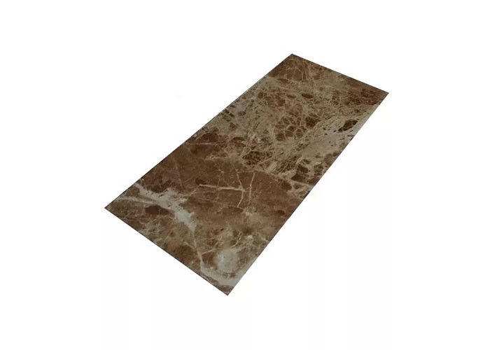 1220x2800mm ورق سنگ مرمر PVC داخلی تزئینی بسیار براق برای حمام