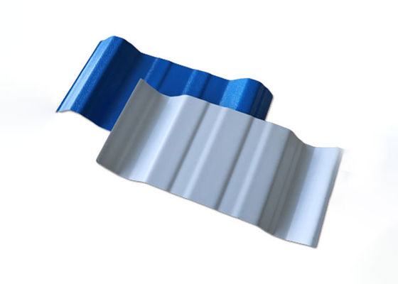 نسوز نصب آسان کاشی های سقف راه راه کاشی های پلاستیکی برای سقف سبک PVC کاشی ورق سقف رزینی