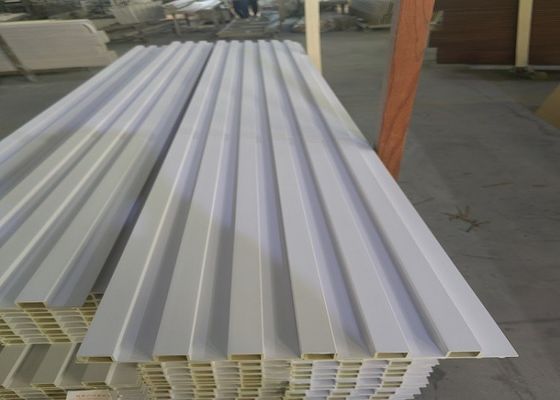 پانل دیواری PVC WPC دانه چوبی پانل دیواری فلوت شده پانل دیواری سه بعدی WPC