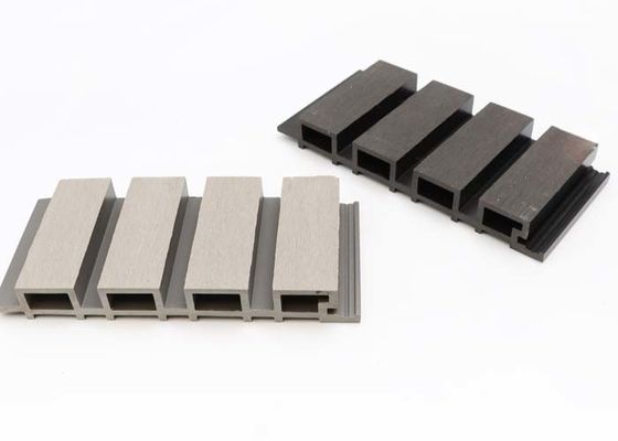 دکوراسیون دیوار در فضای باز پانل دیوار WPC خارجی 219mmx26mm روکش دیوار