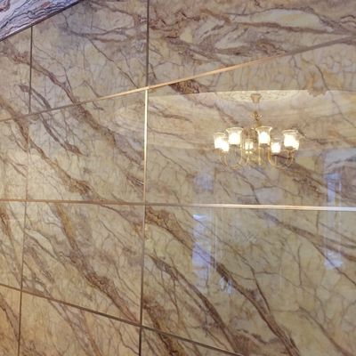 سنگ مرمر داخلی تزئینی داخلی PVC UV ورق مرمر 1220x2800x3mm