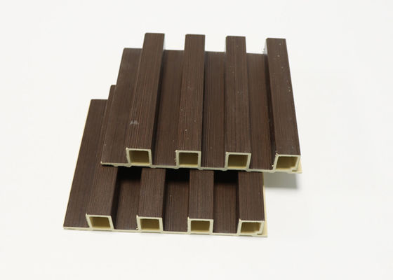 پانل دیواری WPC داخلی 15cmx9mm پانل دیواری فلوت دار ضد آب 16.5cmx2.5cm