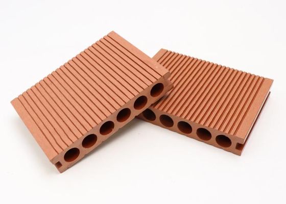 تخته های عرشه کامپوزیت 140x25 میلی متری چوب پلاستیک کامپوزیت عرشه برای باغ