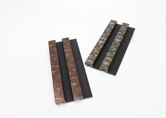پانل دیواری تزئینی رنگی چوبی پلی استایرن 3d Ps Fluted Panel Wallboard Wallboard