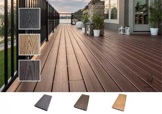 چوب پلاستیک کامپوزیت چوب پانل دیوار خارجی WPC Wall Cladding PE Co Extrusion