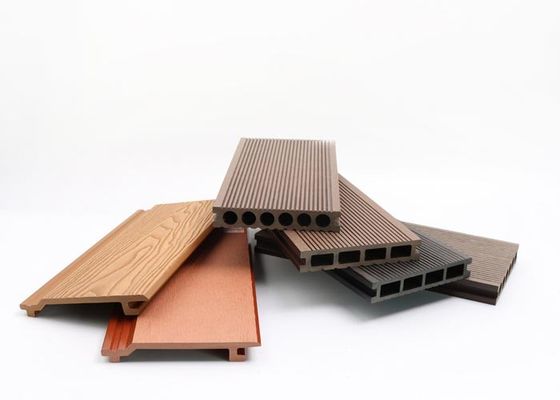 تخته تراس تخته WPC WPC مقاوم در برابر ترک خوردگی 140x25x2900