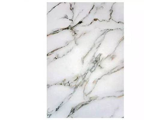 1220x2800x3mm PVC ورق مرمر دیوار تزئینی تخته UV ​​برای عربستان سعودی
