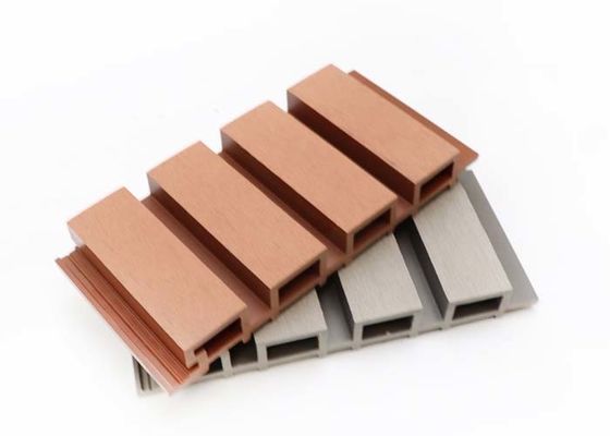 219x26mm WPC دیوار روکش خارجی WPC پانل دیوار در فضای باز 2.8 متر