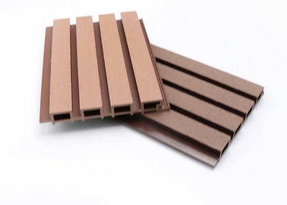 219x26mm WPC دیوار روکش خارجی WPC پانل دیوار در فضای باز 2.8 متر