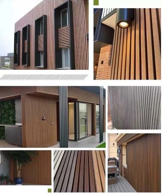 Esay To Install PS Panel 3D Wood Fluted PS Wall Panel Exterior