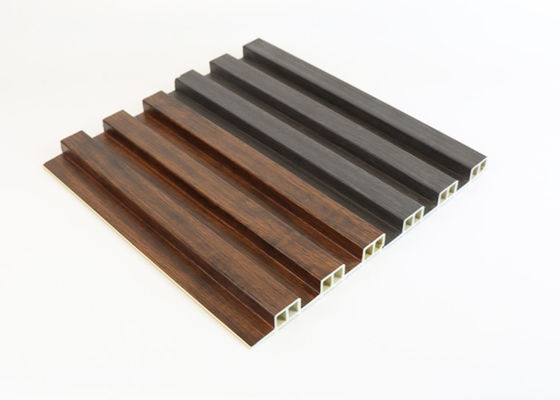 پانل دیواری دکوری داخلی WPC Fluted Wood Panel WPC Fluted Alternative Wood