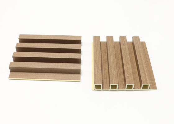 پانل دیواری دکوری داخلی WPC Fluted Wood Panel WPC Fluted Alternative Wood